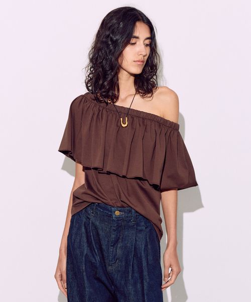 BRILL 【raspail】オフショルダーTシャツ レオパード FREE ウィメンズインナー_サブ ブリル 499816 and ST アンドエスティ(旧ドットエスティ) BRILL 【raspail】オフショルダーTシャツ レオパード FREE ウィメンズインナー_サブ ブリル 499816 and ST アンドエスティ(旧ドットエスティ)