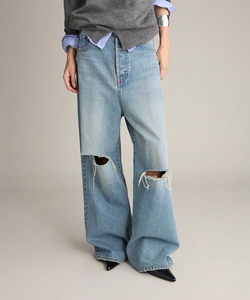 BRILL 【NEW・一部追加予約】セミワイドデニム ライトブルー 38インチ ウィメンズボトムス ブリル 577896 and ST アンドエスティ(旧ドットエスティ) BRILL 【NEW・一部追加予約】セミワイドデニム ライトブルー 38インチ ウィメンズボトムス ブリル 577896 and ST アンドエスティ(旧ドットエスティ)