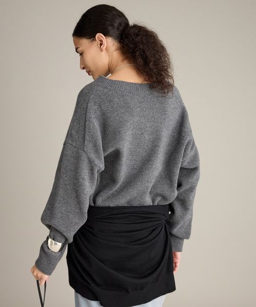 BRILL 【NEW】【一部予約】ブリットウールVネックプルオーバー グレー FREE ウィメンズインナー ブリル 608069 and ST アンドエスティ(旧ドットエスティ) BRILL 【NEW】【一部予約】ブリットウールVネックプルオーバー グレー FREE ウィメンズインナー ブリル 608069 and ST アンドエスティ(旧ドットエスティ)