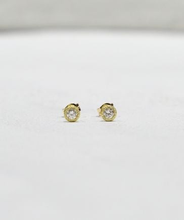 GIGIジジ　ジルコニウムピアス シルバーピアス - IBUQUI 下北沢にあるオーガニックアクセサリー