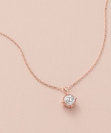 WinterLimited】 K10ピンクゴールド/シルバー ネックレス 152546623101