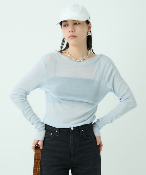 Chaos 【追加入荷!】パティロングスリーブTシャツ ライトブルー FREE ウィメンズインナー カオス 102679 and ST アンドエスティ(旧ドットエスティ) Chaos 【追加入荷!】パティロングスリーブTシャツ ライトブルー FREE ウィメンズインナー カオス 102679 and ST アンドエスティ(旧ドットエスティ)