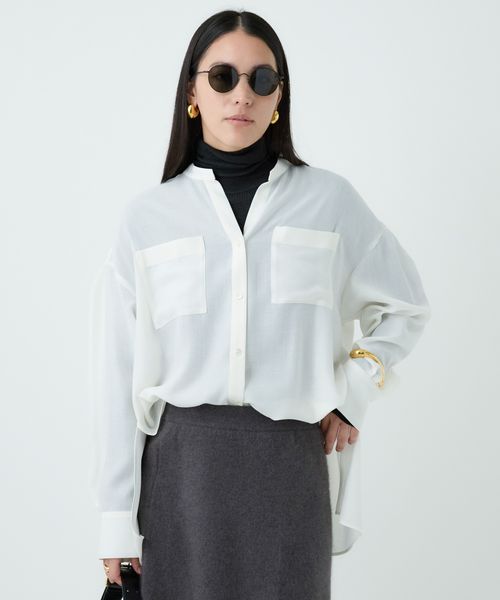 Chaos 【新色&追加入荷】パランビエラシャツ ホワイト FREE ウィメンズインナー カオス 151230 and ST アンドエスティ(旧ドットエスティ) Chaos 【新色&追加入荷】パランビエラシャツ ホワイト FREE ウィメンズインナー カオス 151230 and ST アンドエスティ(旧ドットエスティ)