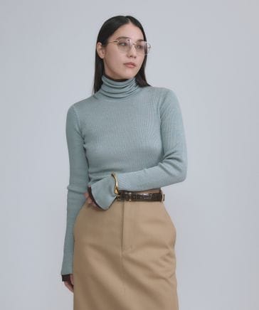 新色】18Gシルクリブタートルネックニット | [公式]カオス（Chaos）通販