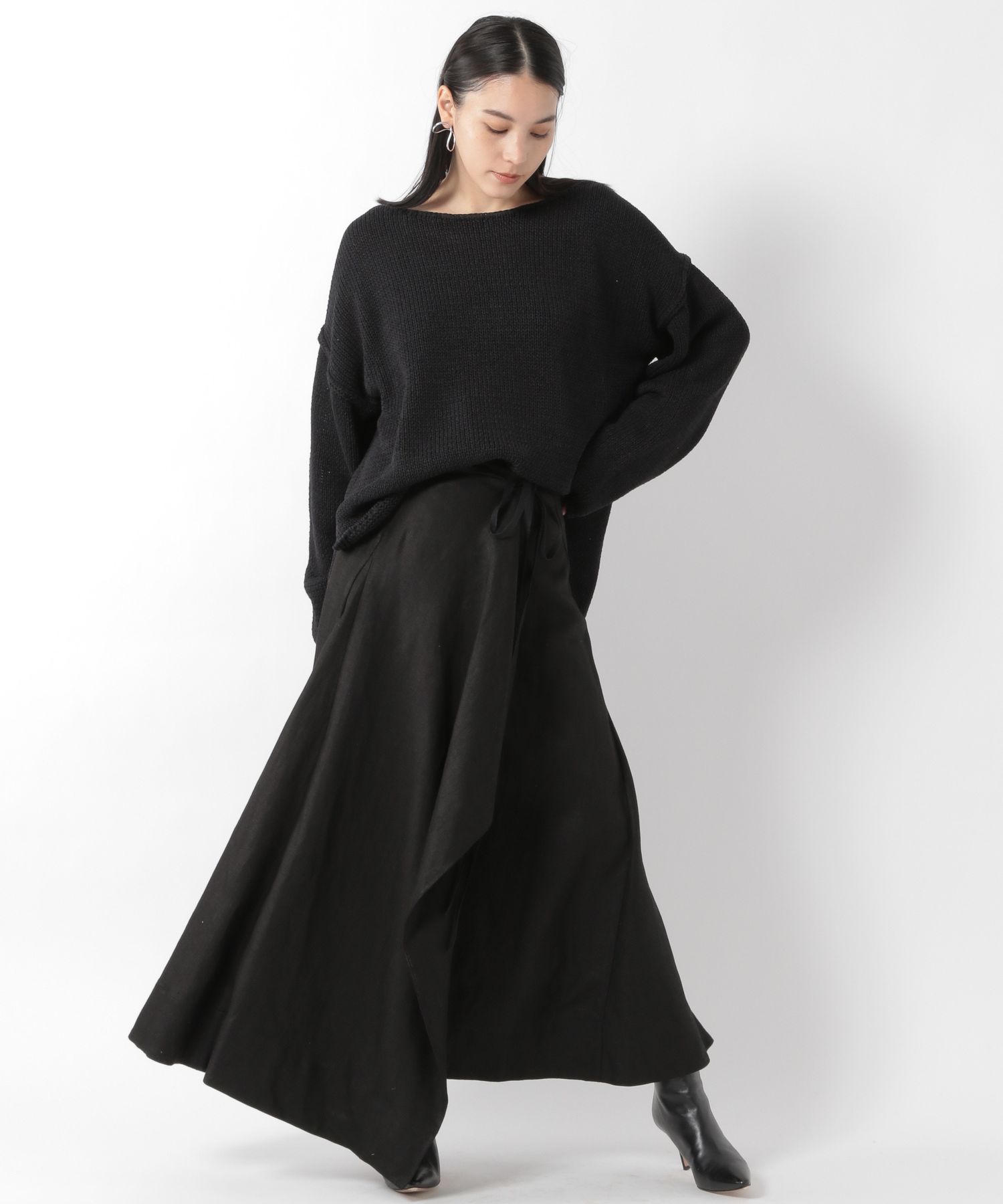 追加入荷】リネンヘリンボンラップスカート | [公式]カオス（Chaos）通販