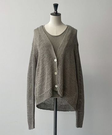 Chaos/カオス リーンコットンニット　チャコールグレーFREE SIZE Chaos/カオス リーンコットンニットチャコールグレーFREE SIZE