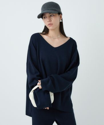 ◇坪田あさみさんInstaLIVE紹介◇【新色】シエラウールVネックニット