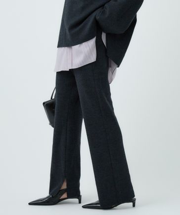 b*要様 Chaos シエラウールニットパンツ／ブラウン Chaos(カオス)のシエラウールニットパンツ通販 | mirabella（ミラベラ