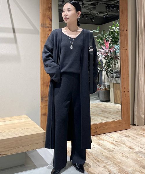 Chaos ◆金子綾さんYoutube紹介◆シエラウールロングニットカーディガン チャコールグレー FREE ウィメンズインナー カオス 575601 and ST アンドエスティ(旧ドットエスティ) Chaos ◆金子綾さんYoutube紹介◆シエラウールロングニットカーディガン チャコールグレー FREE ウィメンズインナー カオス 575601 and ST アンドエスティ(旧ドットエスティ)