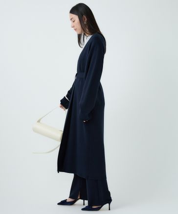 ◇金子綾さんYoutube紹介◇シエラウールロングニットカーディガン