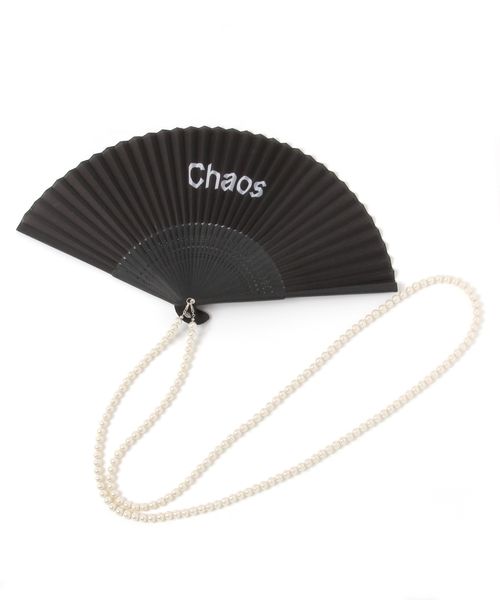 Chaos パールストラップ扇子 ブラック FREE ウィメンズグッズ カオス 583693 and ST アンドエスティ(旧ドットエスティ) Chaos パールストラップ扇子 ブラック FREE ウィメンズグッズ カオス 583693 and ST アンドエスティ(旧ドットエスティ)