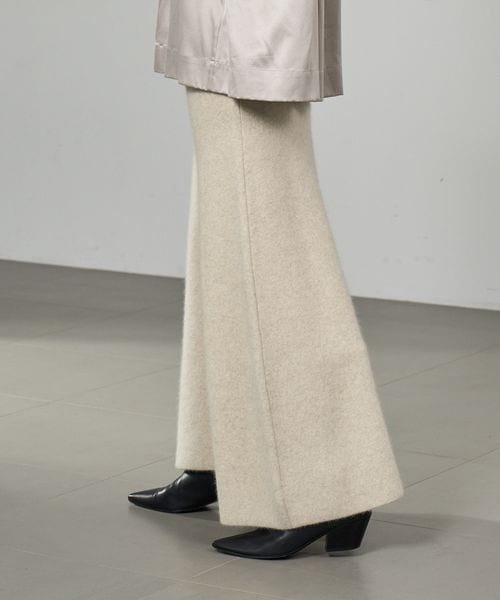 Chaos ◆金子綾さんYoutube紹介◆リネーレリバースカート ブラウン FREE ウィメンズボトムス カオス 588052 and ST アンドエスティ（旧ドットエスティ）