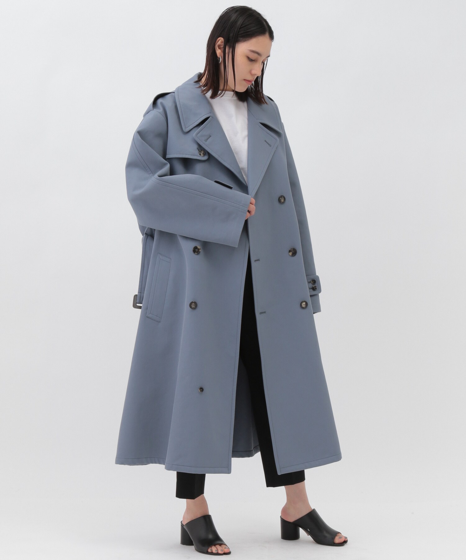 メゾンマルジェラ チェックダブル Pコート 【MAISON MARGIELA】ダブル