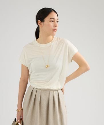 新色予約】シルクフレーズTシャツ | [公式]カオス（Chaos）通販