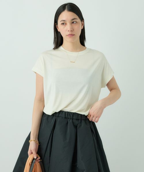 Chaos 【カラー限定追加予約】シルクフレーズTシャツ ベージュ FREE ウィメンズインナー カオス 994185 and ST アンドエスティ(旧ドットエスティ) Chaos 【カラー限定追加予約】シルクフレーズTシャツ ベージュ FREE ウィメンズインナー カオス 994185 and ST アンドエスティ(旧ドットエスティ)