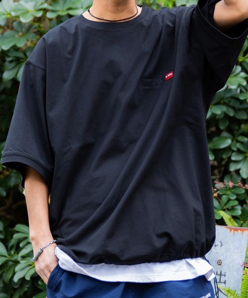 classical elf 《Javaジャバコラボ》綿100%。シルケット素材裾ドロストオーバーサイズTシャツjm1050157 ブラック M メンズインナー_JV クラシカルエルフ 292713 and ST アンドエスティ(旧ドットエスティ) classical elf 《Javaジャバコラボ》綿100%。シルケット素材裾ドロストオーバーサイズTシャツjm1050157 ブラック M メンズインナー_JV クラシカルエルフ 292713 and ST アンドエスティ(旧ドットエスティ)