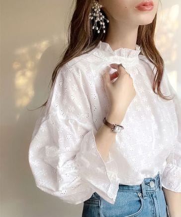 大人が着るのはこれ。2way花柄刺繍ブラウス。ce1010023 | [公式