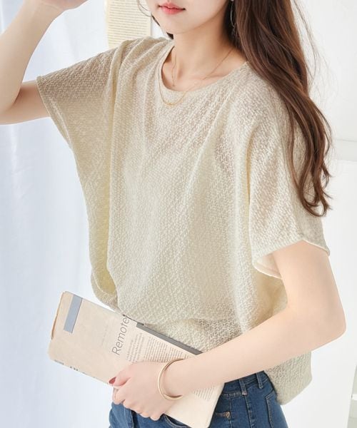 classical elf 着映えトップス。シャーリングフレンチTシャツce1260182 オフホワイト XL ウィメンズインナー_CE クラシカルエルフ 293182 and ST アンドエスティ(旧ドットエスティ) classical elf 着映えトップス。シャーリングフレンチTシャツce1260182 オフホワイト XL ウィメンズインナー_CE クラシカルエルフ 293182 and ST アンドエスティ(旧ドットエスティ)