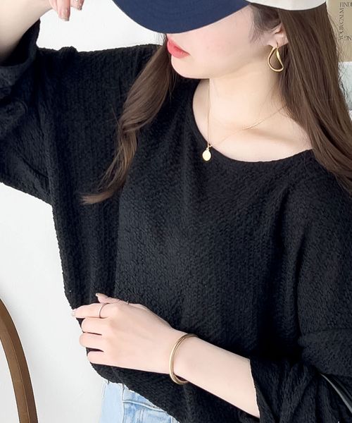 classical elf 大人の美シルエット。シャーリング長袖Tシャツce1260183 ブラック M ウィメンズインナー_CE クラシカルエルフ 293183 and ST アンドエスティ(旧ドットエスティ) classical elf 大人の美シルエット。シャーリング長袖Tシャツce1260183 ブラック M ウィメンズインナー_CE クラシカルエルフ 293183 and ST アンドエスティ(旧ドットエスティ)