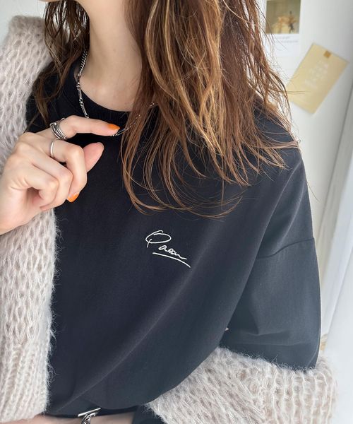 classical elf シンプルカジュアルを格上げ。綿100%ワンポイント胸刺繍シンプルロンTee ce1260187 ブラック L ウィメンズインナー_CE クラシカルエルフ 293186 and ST アンドエスティ(旧ドットエスティ) classical elf シンプルカジュアルを格上げ。綿100%ワンポイント胸刺繍シンプルロンTee ce1260187 ブラック L ウィメンズインナー_CE クラシカルエルフ 293186 and ST アンドエスティ(旧ドットエスティ)