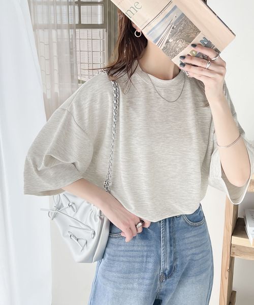 classical elf 艶感素材で美シルエット。ダンボールビッグTシャツce1260189 チャコールグレー L ウィメンズインナー_CE クラシカルエルフ 293187 and ST アンドエスティ(旧ドットエスティ) classical elf 艶感素材で美シルエット。ダンボールビッグTシャツce1260189 チャコールグレー L ウィメンズインナー_CE クラシカルエルフ 293187 and ST アンドエスティ(旧ドットエスティ)