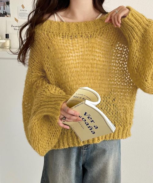 classical elf シーズンムード漂う、甘編みプルオーバーメッシュニット ce1260220 イエロー XL ウィメンズインナー_CE クラシカルエルフ 293201 and ST アンドエスティ(旧ドットエスティ) classical elf シーズンムード漂う、甘編みプルオーバーメッシュニット ce1260220 イエロー XL ウィメンズインナー_CE クラシカルエルフ 293201 and ST アンドエスティ(旧ドットエスティ)