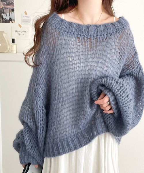 classical elf シーズンムード漂う、甘編みプルオーバーメッシュニット ce1260220 ライトブルー S ウィメンズインナー_CE クラシカルエルフ 293201 and ST アンドエスティ(旧ドットエスティ) classical elf シーズンムード漂う、甘編みプルオーバーメッシュニット ce1260220 ライトブルー S ウィメンズインナー_CE クラシカルエルフ 293201 and ST アンドエスティ(旧ドットエスティ)