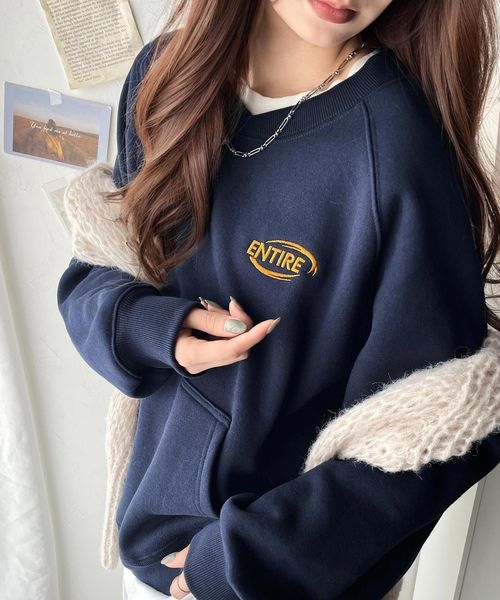 classical elf 【一部再入荷】《Javaジャバ》ワンポイント胸元刺繍裏起毛ラグランスウェット jv1260198 ネイビー S ウィメンズインナー_JV クラシカルエルフ 293310 and ST アンドエスティ(旧ドットエスティ) classical elf 【一部再入荷】《Javaジャバ》ワンポイント胸元刺繍裏起毛ラグランスウェット jv1260198 ネイビー S ウィメンズインナー_JV クラシカルエルフ 293310 and ST アンドエスティ(旧ドットエスティ)