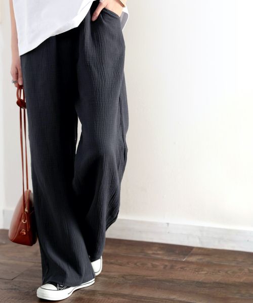 classical elf さらり、軽やか。リラックスstyleキマる、ダブルガーゼ楊柳カラーイージーパンツce0050004 ブラック XXL ウィメンズボトムス_CE クラシカルエルフ 293331 and ST アンドエスティ(旧ドットエスティ) classical elf さらり、軽やか。リラックスstyleキマる、ダブルガーゼ楊柳カラーイージーパンツce0050004 ブラック XXL ウィメンズボトムス_CE クラシカルエルフ 293331 and ST アンドエスティ(旧ドットエスティ)