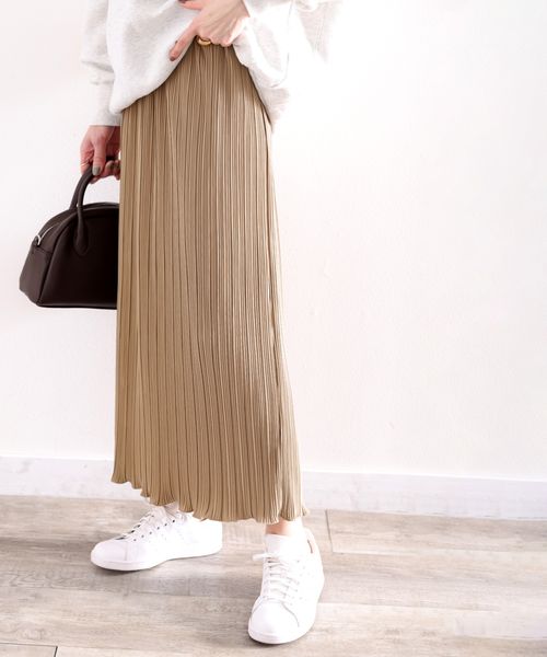 classical elf 《ms+ ideal》きらり揺らめく。メロープリーツタイトロングスカート ce0940041 ライトベージュ XL ウィメンズボトムス_CE クラシカルエルフ 293363 and ST アンドエスティ(旧ドットエスティ) classical elf 《ms+ ideal》きらり揺らめく。メロープリーツタイトロングスカート ce0940041 ライトベージュ XL ウィメンズボトムス_CE クラシカルエルフ 293363 and ST アンドエスティ(旧ドットエスティ)