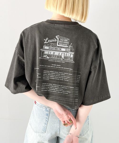 classical elf 《Javaジャバコラボ》ダイナープリントヴィンテージライクピグメントTシャツjv1029045 チャコールグレー XL ウィメンズインナー_JV クラシカルエルフ 293470 and ST アンドエスティ(旧ドットエスティ) classical elf 《Javaジャバコラボ》ダイナープリントヴィンテージライクピグメントTシャツjv1029045 チャコールグレー XL ウィメンズインナー_JV クラシカルエルフ 293470 and ST アンドエスティ(旧ドットエスティ)