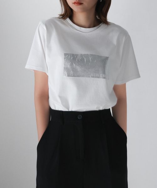 classical elf 【mily bilet】おしゃれ感が漂う。綿100%箔プリントアソートTシャツmi1149053 オレンジ M ウィメンズインナー_MB クラシカルエルフ 293585 and ST アンドエスティ(旧ドットエスティ) classical elf 【mily bilet】おしゃれ感が漂う。綿100%箔プリントアソートTシャツmi1149053 オレンジ M ウィメンズインナー_MB クラシカルエルフ 293585 and ST アンドエスティ(旧ドットエスティ)
