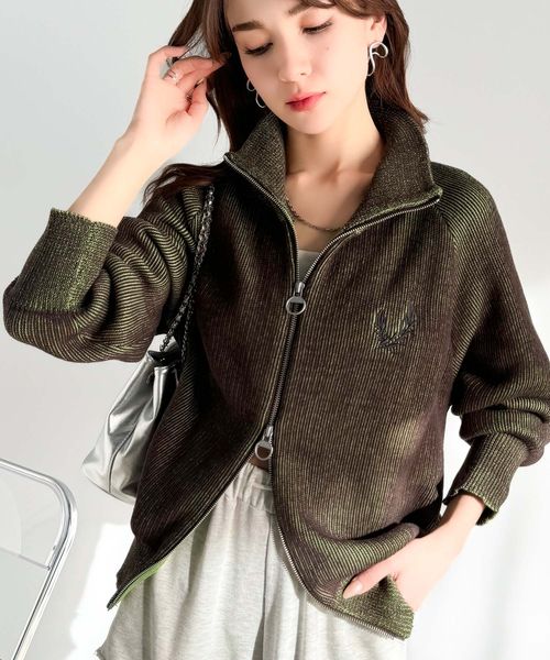 classical elf 【mily bilet】洗練デザイン ミックスライクダブルジップニットカーデ mi1259005 グリーン M ウィメンズインナー_MB クラシカルエルフ 293588 and ST アンドエスティ(旧ドットエスティ) classical elf 【mily bilet】洗練デザイン ミックスライクダブルジップニットカーデ mi1259005 グリーン M ウィメンズインナー_MB クラシカルエルフ 293588 and ST アンドエスティ(旧ドットエスティ)