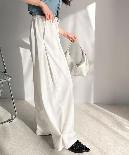 classical elf 動きやすさとおしゃれを両立。ストレッチ素材サイド切替イージーパンツ ce1260318 ホワイト XL ウィメンズボトムス_CE クラシカルエルフ 321656 and ST アンドエスティ(旧ドットエスティ) classical elf 動きやすさとおしゃれを両立。ストレッチ素材サイド切替イージーパンツ ce1260318 ホワイト XL ウィメンズボトムス_CE クラシカルエルフ 321656 and ST アンドエスティ(旧ドットエスティ)