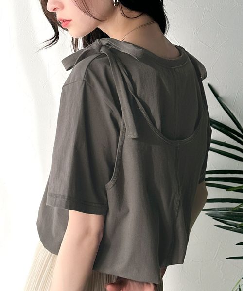 classical elf レイヤード感が可愛い♪上級見えマルチウェイ綿100%Tシャツce1260361 シルバー XL ウィメンズインナー_CE クラシカルエルフ 321687 and ST アンドエスティ(旧ドットエスティ) classical elf レイヤード感が可愛い♪上級見えマルチウェイ綿100%Tシャツce1260361 シルバー XL ウィメンズインナー_CE クラシカルエルフ 321687 and ST アンドエスティ(旧ドットエスティ)