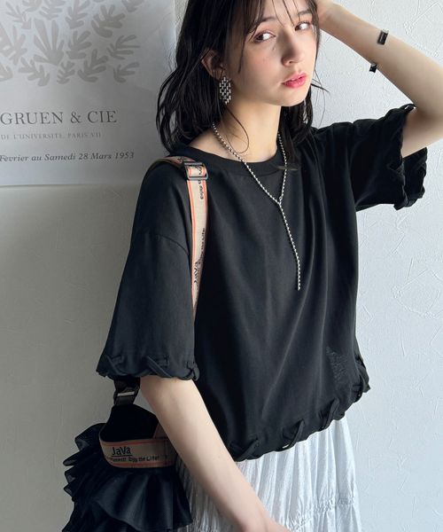 classical elf 華やかさとこなれ感を両立!レースアップデザインクロップドTシャツ(半袖)ce1010407 ホワイト L ウィメンズインナー_CE クラシカルエルフ 325025 and ST アンドエスティ(旧ドットエスティ) classical elf 華やかさとこなれ感を両立!レースアップデザインクロップドTシャツ(半袖)ce1010407 ホワイト L ウィメンズインナー_CE クラシカルエルフ 325025 and ST アンドエスティ(旧ドットエスティ)