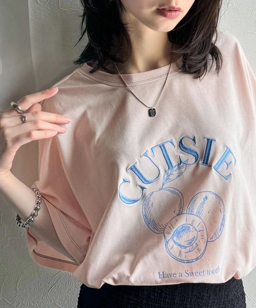 classical elf ただのTシャツじゃありませんっ!前後2way裾ドロストフルーツグラフィックTシャツce1050269 ピンク XL ウィメンズインナー_CE クラシカルエルフ 325027 and ST アンドエスティ(旧ドットエスティ) classical elf ただのTシャツじゃありませんっ!前後2way裾ドロストフルーツグラフィックTシャツce1050269 ピンク XL ウィメンズインナー_CE クラシカルエルフ 325027 and ST アンドエスティ(旧ドットエスティ)