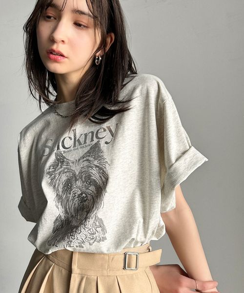 classical elf 上品カジュアルを楽しむ。シルケット風アニマルTシャツ(半袖)ce1330029 ホワイト XL ウィメンズインナー_CE クラシカルエルフ 325035 and ST アンドエスティ(旧ドットエスティ) classical elf 上品カジュアルを楽しむ。シルケット風アニマルTシャツ(半袖)ce1330029 ホワイト XL ウィメンズインナー_CE クラシカルエルフ 325035 and ST アンドエスティ(旧ドットエスティ)