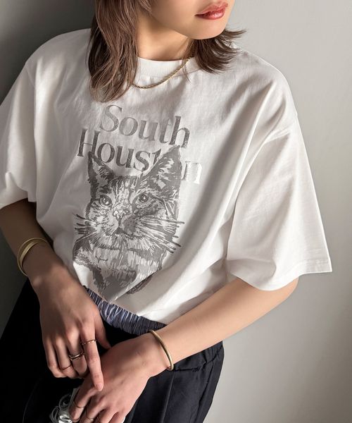 classical elf 上品カジュアルを楽しむ。シルケット風アニマルTシャツ(半袖)ce1330029 ホワイト M ウィメンズインナー_CE クラシカルエルフ 325035 and ST アンドエスティ(旧ドットエスティ) classical elf 上品カジュアルを楽しむ。シルケット風アニマルTシャツ(半袖)ce1330029 ホワイト M ウィメンズインナー_CE クラシカルエルフ 325035 and ST アンドエスティ(旧ドットエスティ)