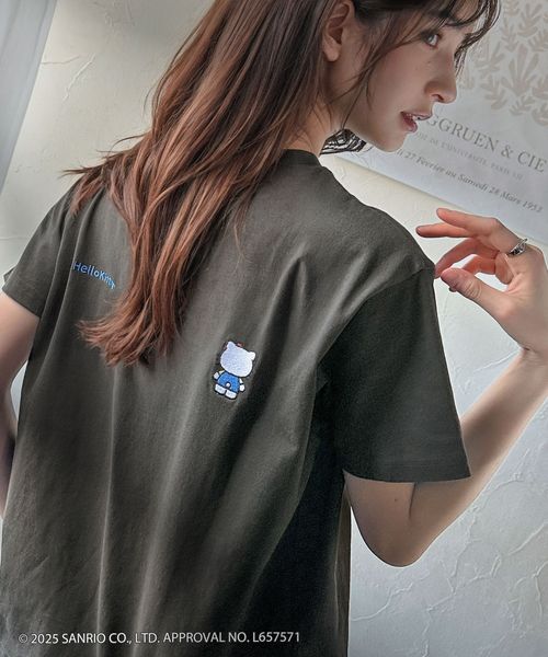 classical elf 【サンリオキャラクターズ】綿100%バックサンリオキャラ刺繍半袖コンパクトT ce1330038 シルバー XL ウィメンズインナー_CE クラシカルエルフ 325039 and ST アンドエスティ(旧ドットエスティ) classical elf 【サンリオキャラクターズ】綿100%バックサンリオキャラ刺繍半袖コンパクトT ce1330038 シルバー XL ウィメンズインナー_CE クラシカルエルフ 325039 and ST アンドエスティ(旧ドットエスティ)