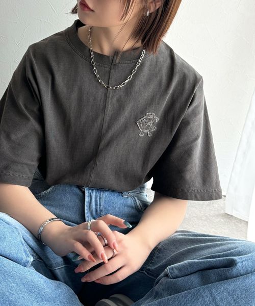 classical elf 《JaVaジャバコラボ》綿100%!切替BODYロゴTシャツ(半袖)jv1330014 シルバー M ウィメンズインナー_CE クラシカルエルフ 325044 and ST アンドエスティ(旧ドットエスティ) classical elf 《JaVaジャバコラボ》綿100%!切替BODYロゴTシャツ(半袖)jv1330014 シルバー M ウィメンズインナー_CE クラシカルエルフ 325044 and ST アンドエスティ(旧ドットエスティ)