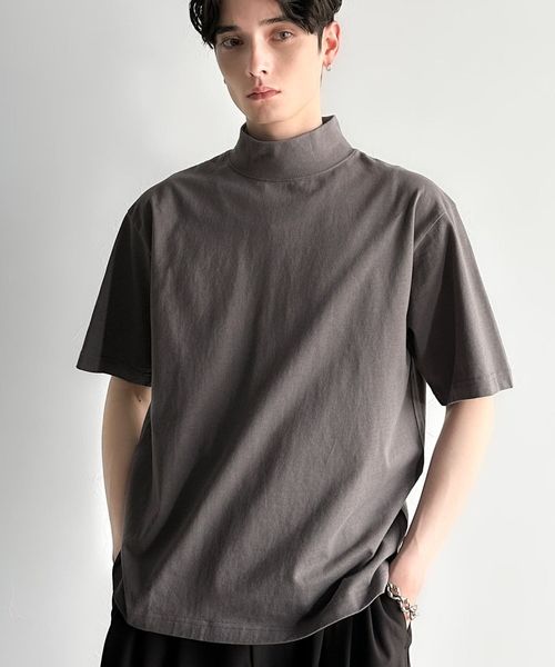 classical elf 「ありそうでない。」綿100%ハイネック半袖Tシャツco1150016 シルバー S メンズインナー_CE クラシカルエルフ 326856 and ST アンドエスティ(旧ドットエスティ) classical elf 「ありそうでない。」綿100%ハイネック半袖Tシャツco1150016 シルバー S メンズインナー_CE クラシカルエルフ 326856 and ST アンドエスティ(旧ドットエスティ)