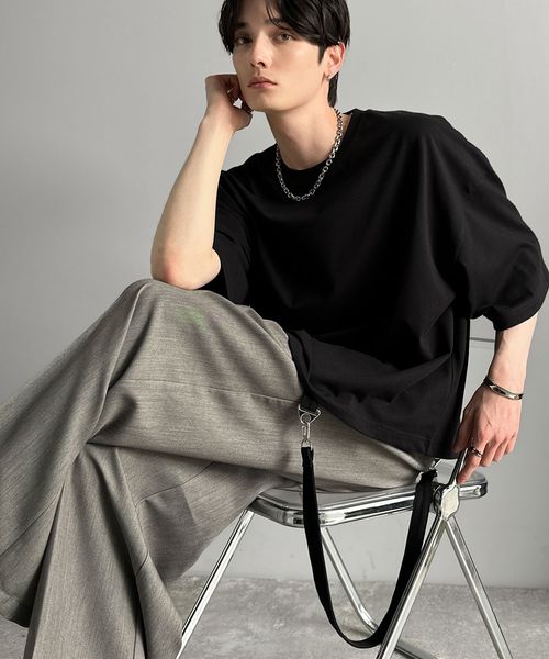 classical elf 【Classical Origin】脱着式ベルトデザインショート丈Tシャツco1150015 ブラック L メンズインナー_CE クラシカルエルフ 330001 and ST アンドエスティ(旧ドットエスティ) classical elf 【Classical Origin】脱着式ベルトデザインショート丈Tシャツco1150015 ブラック L メンズインナー_CE クラシカルエルフ 330001 and ST アンドエスティ(旧ドットエスティ)