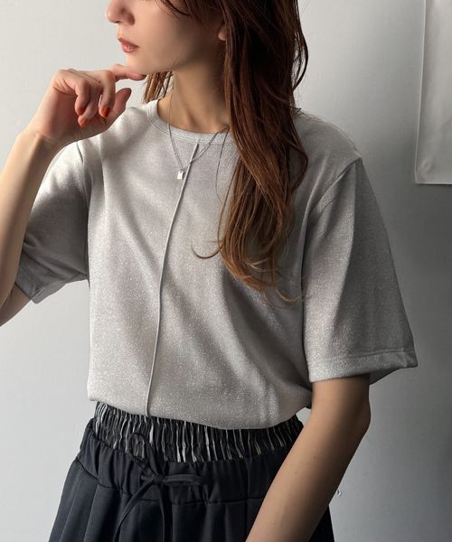classical elf 光を纏う。センターメロウシアーラメ半袖Tシャツce1050307 グレー XL ウィメンズインナー_CE クラシカルエルフ 451623 and ST アンドエスティ(旧ドットエスティ) classical elf 光を纏う。センターメロウシアーラメ半袖Tシャツce1050307 グレー XL ウィメンズインナー_CE クラシカルエルフ 451623 and ST アンドエスティ(旧ドットエスティ)