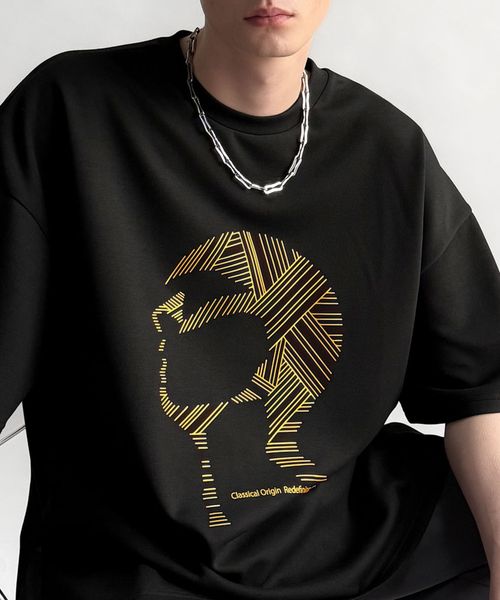 classical elf 【Classical Origin】フェイスグラフィックオーバーサイズTシャツco1010006 ブラック M メンズインナー_CE クラシカルエルフ 452707 and ST アンドエスティ(旧ドットエスティ) classical elf 【Classical Origin】フェイスグラフィックオーバーサイズTシャツco1010006 ブラック M メンズインナー_CE クラシカルエルフ 452707 and ST アンドエスティ(旧ドットエスティ)