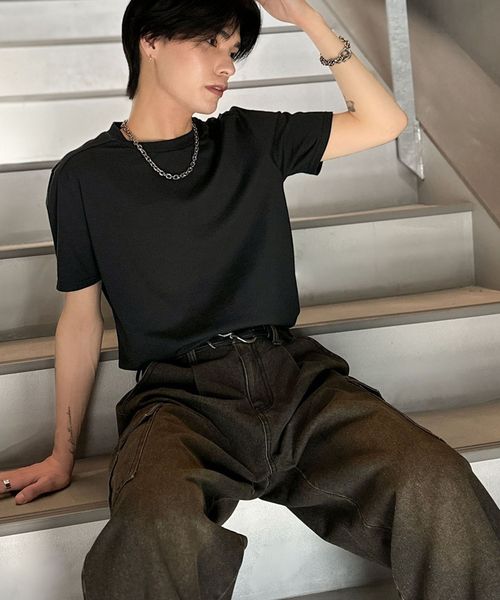 classical elf 《Haruto×クラシカルオリジンコラボ》ユーティリティスリムフィットTシャツco1010012 ブラック M メンズインナー_CE クラシカルエルフ 493548 and ST アンドエスティ(旧ドットエスティ) classical elf 《Haruto×クラシカルオリジンコラボ》ユーティリティスリムフィットTシャツco1010012 ブラック M メンズインナー_CE クラシカルエルフ 493548 and ST アンドエスティ(旧ドットエスティ)