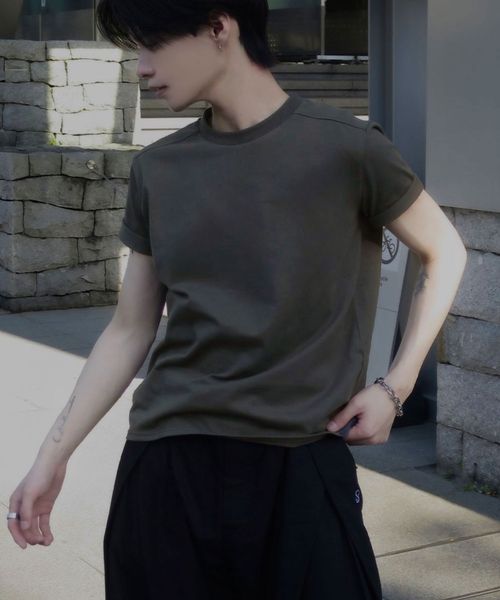 classical elf 《Haruto×クラシカルオリジンコラボ》ユーティリティスリムフィットTシャツco1010012 チャコールグレー L メンズインナー_CE クラシカルエルフ 493548 and ST アンドエスティ(旧ドットエスティ) classical elf 《Haruto×クラシカルオリジンコラボ》ユーティリティスリムフィットTシャツco1010012 チャコールグレー L メンズインナー_CE クラシカルエルフ 493548 and ST アンドエスティ(旧ドットエスティ)