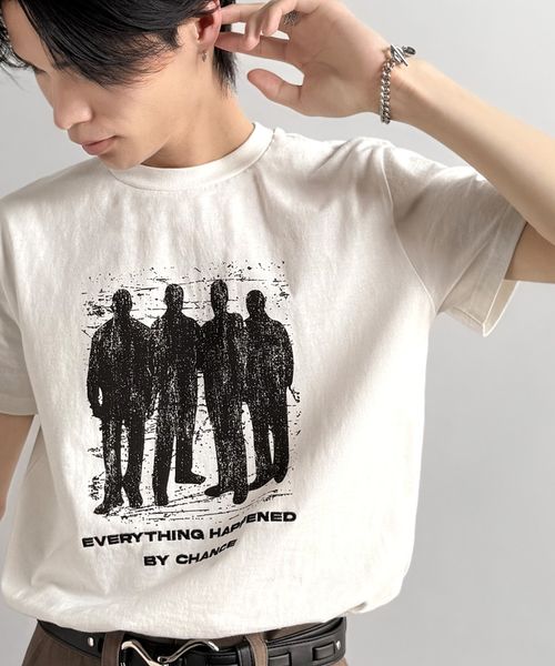 classical elf 《Haruto×クラシカルオリジンコラボ》メッセージ刺繍入りグラフィックTシャツco1010013 ホワイト M メンズインナー_CE クラシカルエルフ 493549 and ST アンドエスティ(旧ドットエスティ) classical elf 《Haruto×クラシカルオリジンコラボ》メッセージ刺繍入りグラフィックTシャツco1010013 ホワイト M メンズインナー_CE クラシカルエルフ 493549 and ST アンドエスティ(旧ドットエスティ)