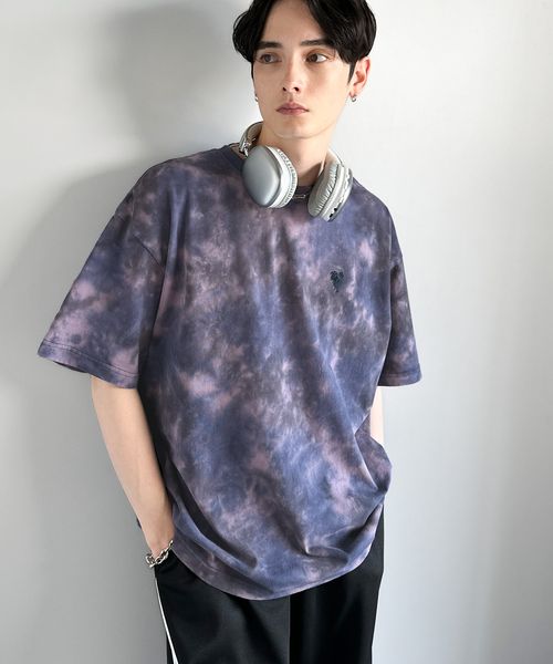 classical elf 【Classical Origin】タイダイ染め刺繍入りオーバーサイズTシャツco1150031 ネイビー L メンズインナー_CE クラシカルエルフ 495932 and ST アンドエスティ(旧ドットエスティ) classical elf 【Classical Origin】タイダイ染め刺繍入りオーバーサイズTシャツco1150031 ネイビー L メンズインナー_CE クラシカルエルフ 495932 and ST アンドエスティ(旧ドットエスティ)