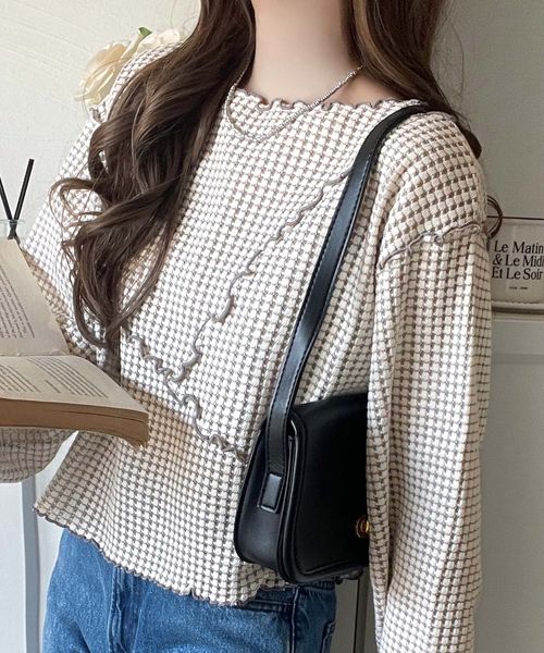 classical elf 前後2wayヘビーワッフル切り替えPOce1260434 ホワイト S ウィメンズインナー_CE クラシカルエルフ 498398 and ST アンドエスティ（旧ドットエスティ）